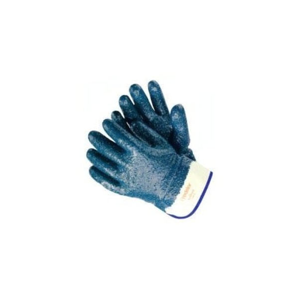 Mcr Safety Predator 9761R Rough Finish Nitrile Coated Gloves, 12PK